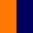 Oranje Hivis/Donkerblauw detail 2